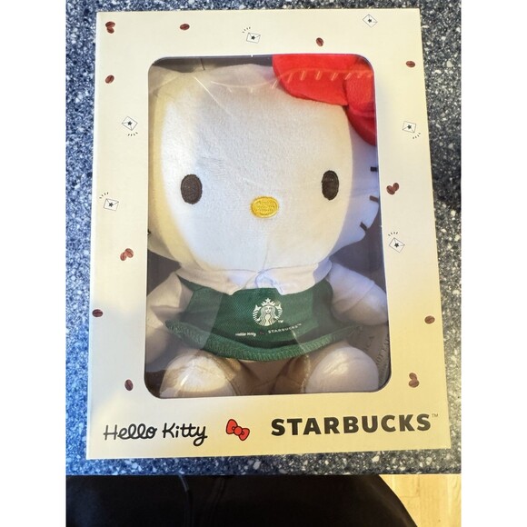 STARBUCKS HELLO KITTY BOXED PLUSH 2025 - Picture 3 of 5